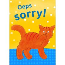 Dikkie Dik | Sorry kaart | oeps | kat | Giant Card