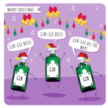 Paperlink | Kerstkaart | Gin | humor | Square Card