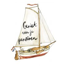 Marie Bodié | Marie Bodie | Pensioen kaart | schip | Giant Card