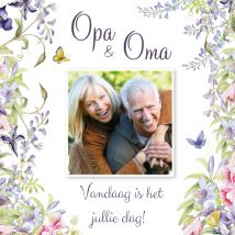 Janneke Brinkman | Opa en oma dag | fotokaart | Square Card