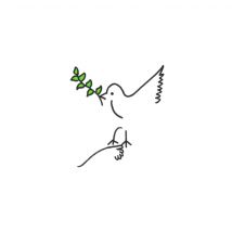 Eva Gans | Condoleancekaart | Vogel | Square Card