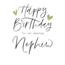 Letters by Julia | Verjaardagskaart | neef | Giant Card