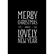 Luckz | Kerstkaart | merry christmas | Large Card