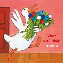Kikker | Moederdagkaart | Bloemen | Giant Square Card