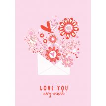 Marieke Witke | Valentijnskaart | Love you | Large Card