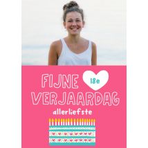 Angela Chick | Verjaardagskaat | 18 jaar | Standard Card