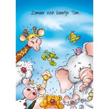 Doodles | Zomaarkaart | vriend | Standard Card