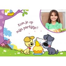 Woezel en Pip smullen van cake | Standard Card
