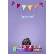 Catchy Images | Verjaardagskaart | Hamster | Standard Card
