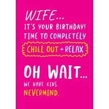 The London Studio | Verjaardagskaart | grappig | Giant Card