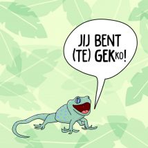 Liefs Jansje | Complimentendag | gekko | Square Card