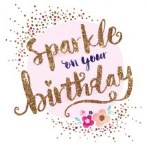 Hotchpotch | Verjaardagskaart | Sparkle | Birthday | Giant Square Card