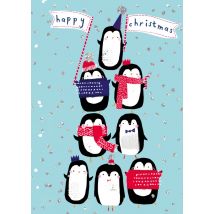 Hotchpotch | Kerstkaart | pinguins | Standard Card