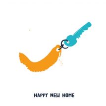 Kitchen of smiles | Nieuwe woning | Sleutel | Square Card