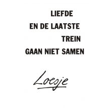 Loesje | Valentijnskaart | tekst | trein | Giant Card