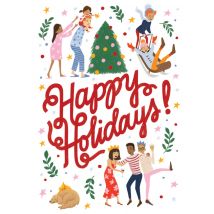 The Cardy Club | Kerstkaart | illustratie | Large Card