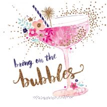 Hotchpotch | Bring on the bubbles | Giant Square Card