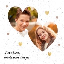 Luckz | Valentijnskaart | fotokaart | oma | Square Card