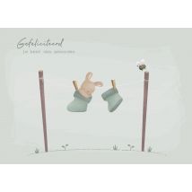 Little Dutch | Geboortekaart | Oma | Groen | Giant Card