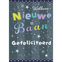 Paperclip | Nieuwe baan | Tekst | Large Card