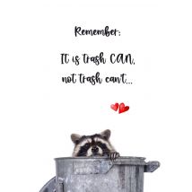Catchy Images | Denken aan kaart | Trash | Large Card