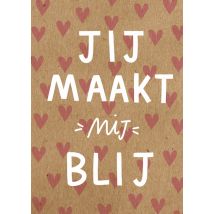 Charly Clements | Valentijnskaart | blij | Large Card