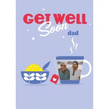 Paperclip | Beterschapskaart | Get well soon dad | Giant Card