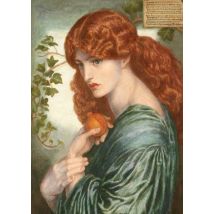 Klaas de Jong | Dante Gabriel Rossetti. Proserpine | Postcard