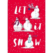 Hotchpotch | Kerstkaart | Sneeuwman | Large Card