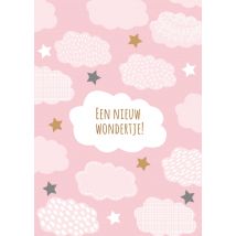 Tsjip | Geboortekaart | Wolken | Standard Card