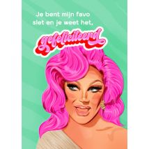 Fred van Leer | Greetz | Verjaardagskaart | Large Card