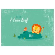 Paperclip | Geboortekaart | Leeuw | Jongen | Postcard