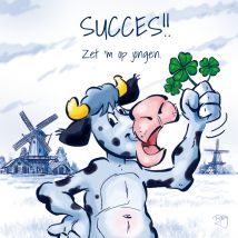 Old Dutch | Succeskaart | Zet 'm op! | Large Square Card