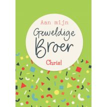Letters by Julia | Verjaardagskaart | met naam | Large Card