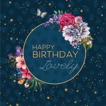 Melli Mello | Verjaardagskaart | Lovely | Square Card
