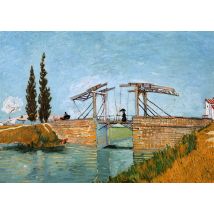 Klaas de Jong | Kunstkaart | Brug bij Langlois | Large Card