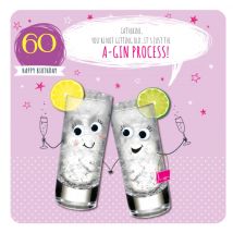 Paperlink | Verjaardagskaart | gin | 60 | Giant Square Card