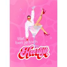Fred van Leer | Valentijnskaart | wat ben je toch heerlijk | cocktail | Standard Card