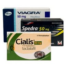 Viagra 50mg, Cialis 10mg, Spedra 100mg - je 4 Tabletten 12 St. (3x4 St.)