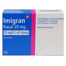 Imigran Nasal 20mg 2 Sprays