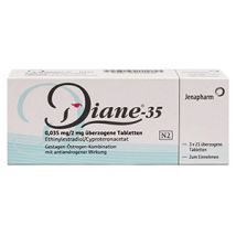 Diane 35 überzogene Tabletten 126 St. (6X21 St.)