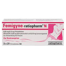 Femigyne Ratiopharm N 63 St. (3X21 St.)