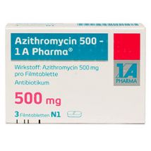 Azithromycin 500mg Filmtabletten 3 St.