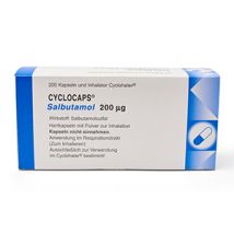Cyclocaps Salbutamol 200 mcg 1 Inhalator + 200 Kapseln
