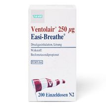 Ventolair Easi Breathe 250 mcg 1 Inhalator (200 Dosis)