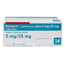 Ramipril - 1 A Pharma® plus 2.5 mg/12.5 mg 100 St.