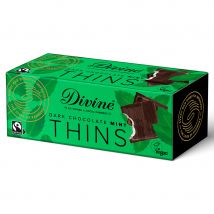 Divine Dark Chocolate Mint Thins - 200g