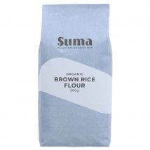 Suma Prepacks Organic Brown Rice Flour - 500g