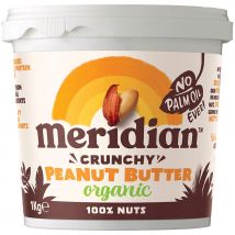 Meridian Organic Peanut Butter - Crunchy - 1kg