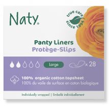 Eco by Naty Individually Wrapped Panty Liners - Large - Pack of 28